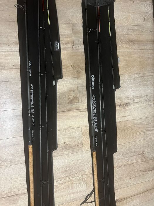 Lanseta Okuma Custom Black Feeder XH, 4.20m, 150g, 3+3buc