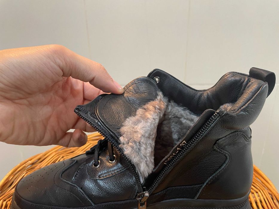 НОВЫЕ | Женские ботинки | Натуральная КОЖА | с мехом - 37,38