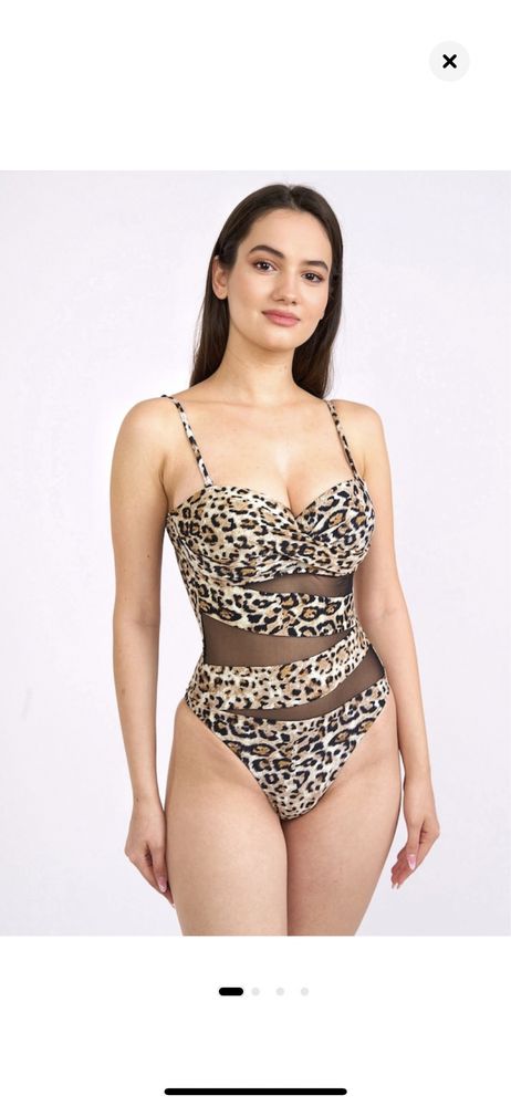 Costum baie animal print