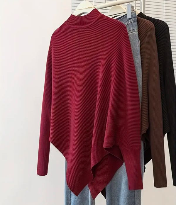 Стильная женская асимметричная кофта