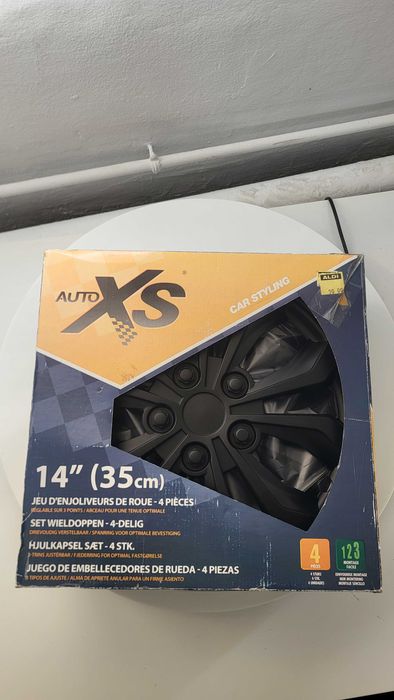 Capace Auto XS 14” și 15”, set 4 bucăți, noi în cutie