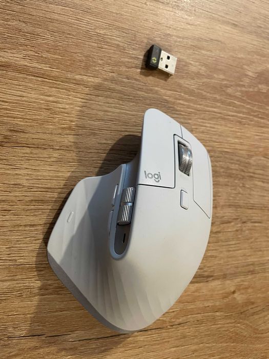 Мишка Logitech - MX Master 3S, оптична, безжична, Pale Grey в гаранция