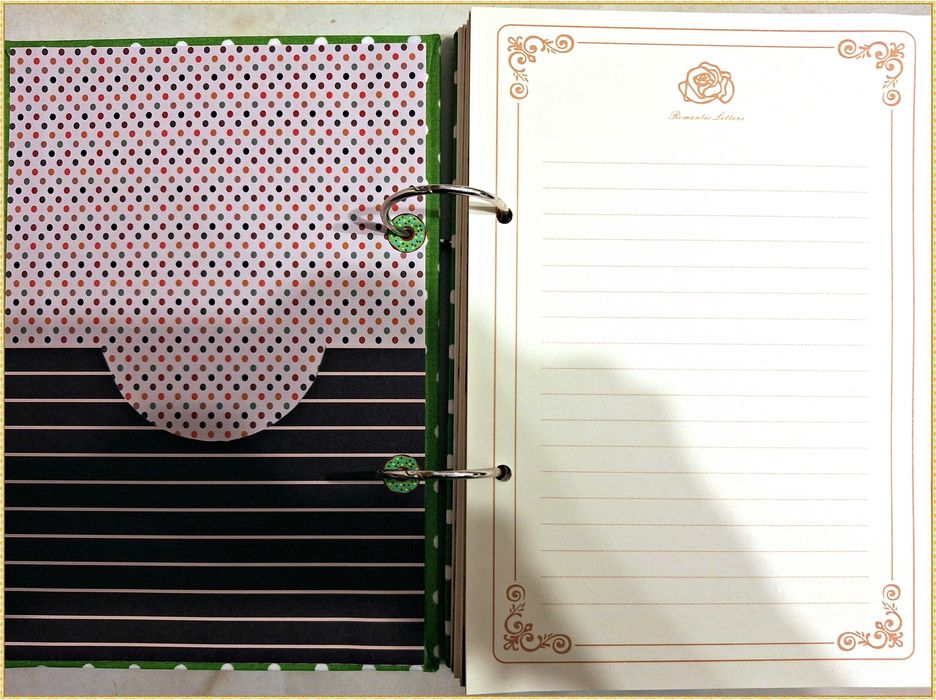 Тефтер за рецепти "Прибори" в зелено