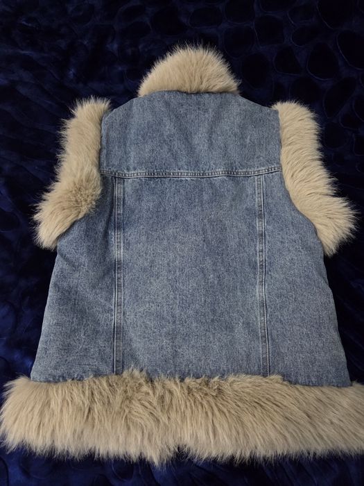 Дамски дънков елек