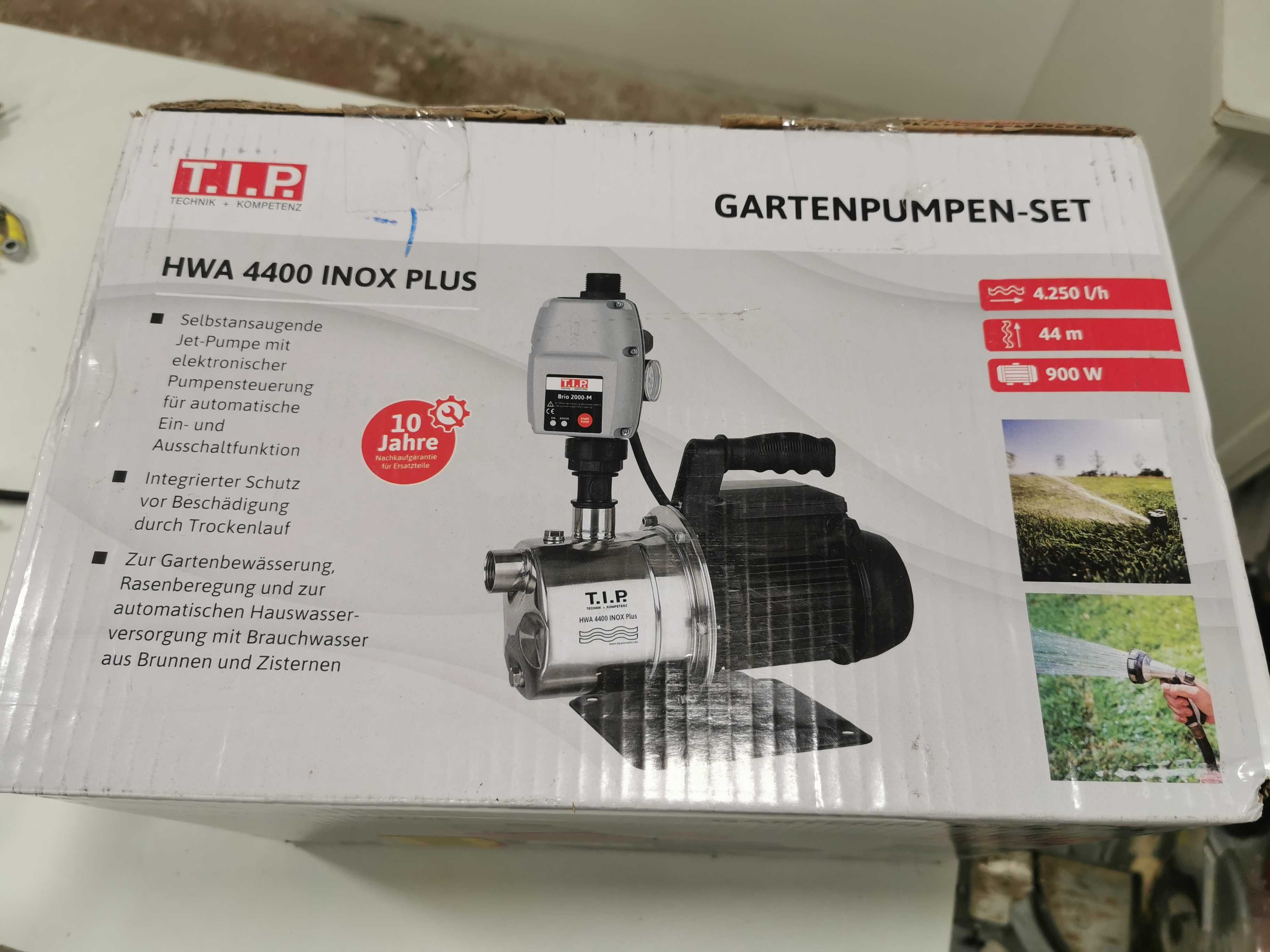 Нова градинска помпа за напояване и поливане с персостат 900W 4250 л/ч