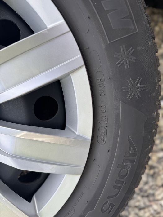 Jante tabla originale 17” Vw Tiguan 5x112 cu capace originale