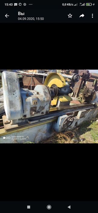 Станок для шлифовки каленвала 3А423 под восстановление.