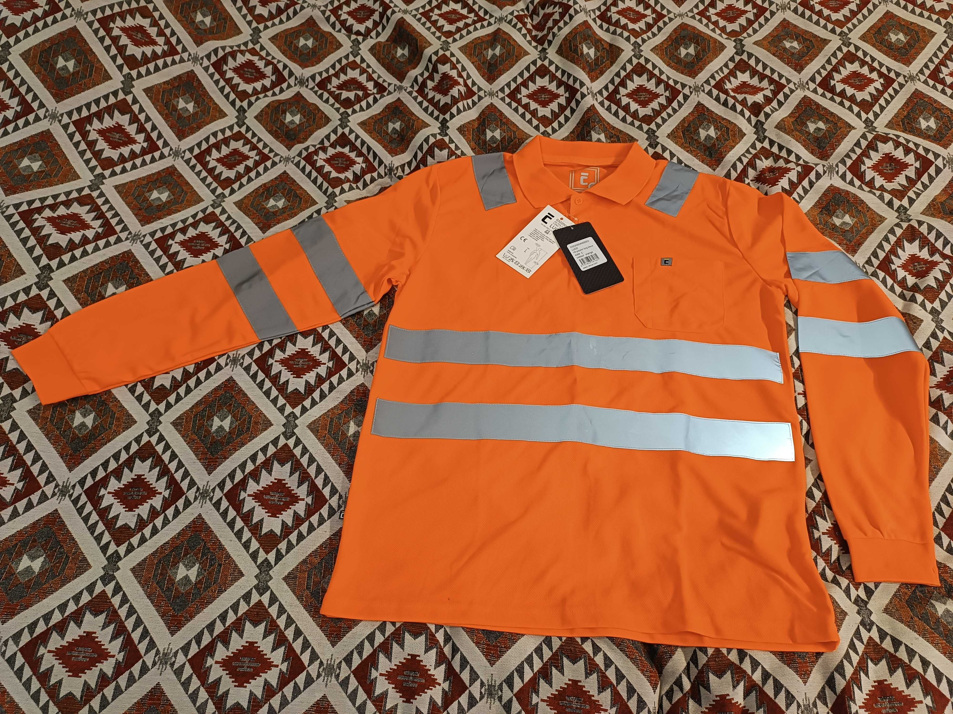 Bluza/tricou de vara LUGO reflectorizant mar L