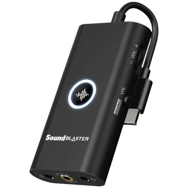 Creative Sound Blaster G3 Звукова карта ,за PS4, Nintendo Switch,Черен