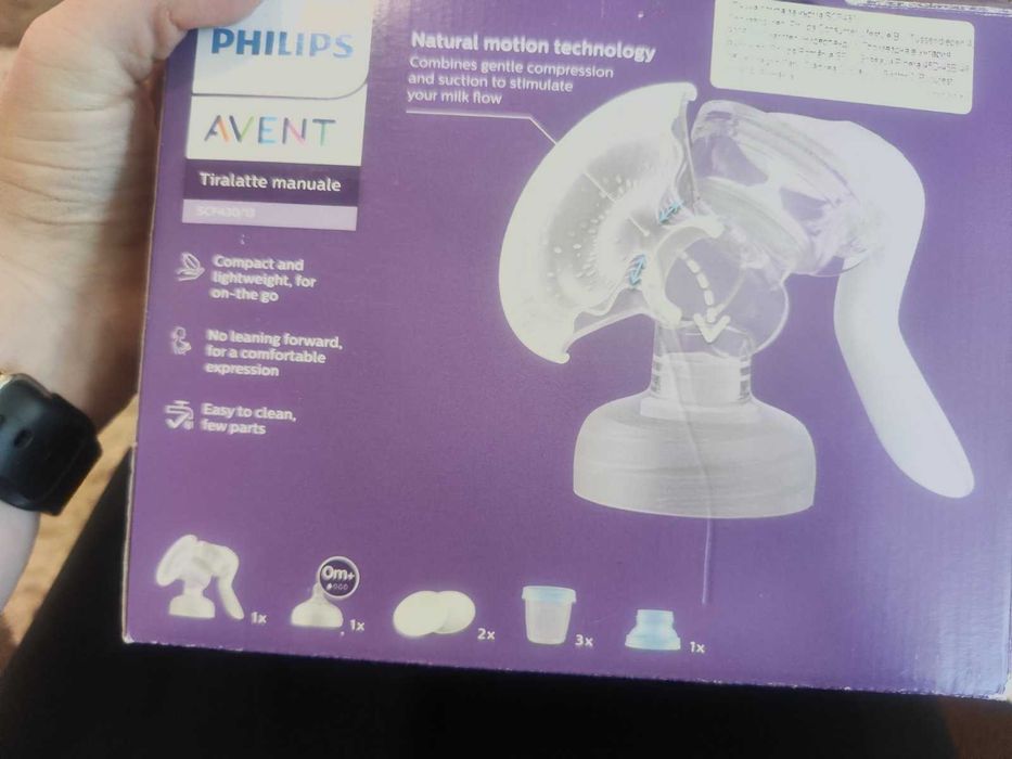 Avent Ръчна помпа за изцеждане на кърма