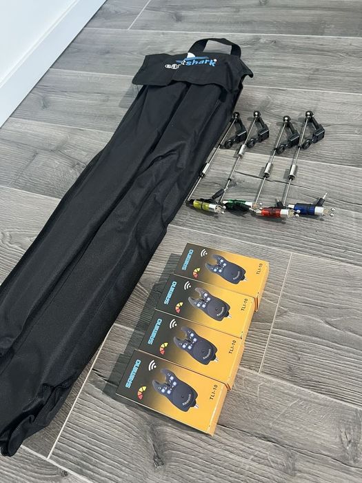 Rod Pod FULL Echipat 4 posturi EastShark + 4 Senzori SAIMINO + 4 Swing