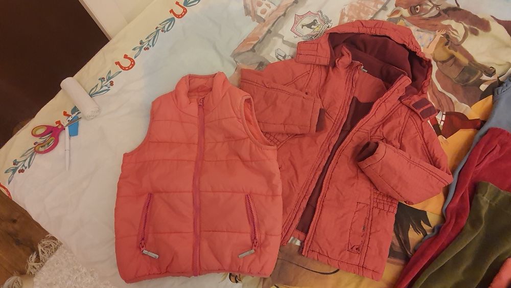 Lot hainute toamna/iarna fetite 116