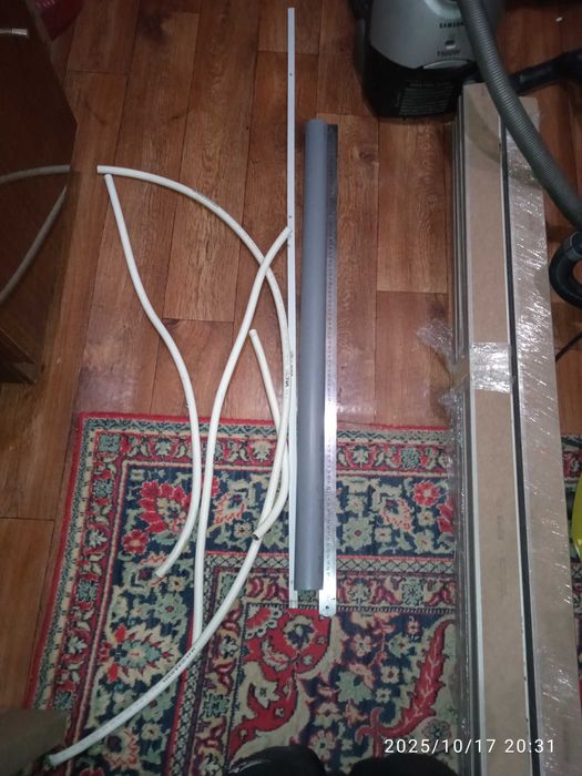 Остатки ПВХ труб и кабель-канала