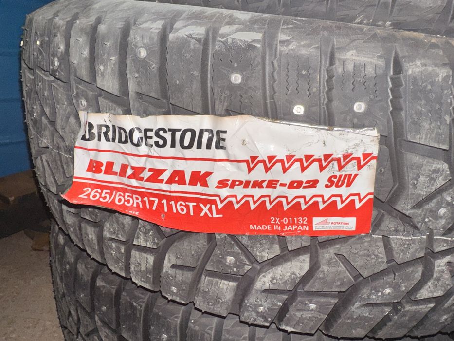 Шины BRIDGESTONE зимние с шипами