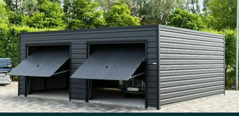 Garaje metalice din containere modulare