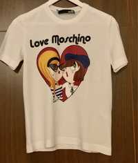 Тениска с щампа Love Moschino