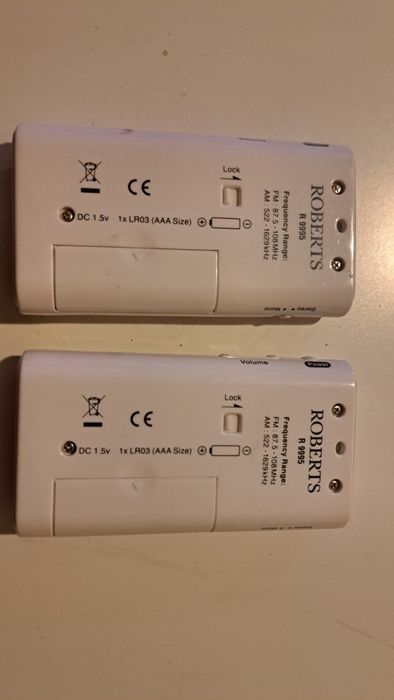 Aparate radio portabile cu memorie pentru 5 canale