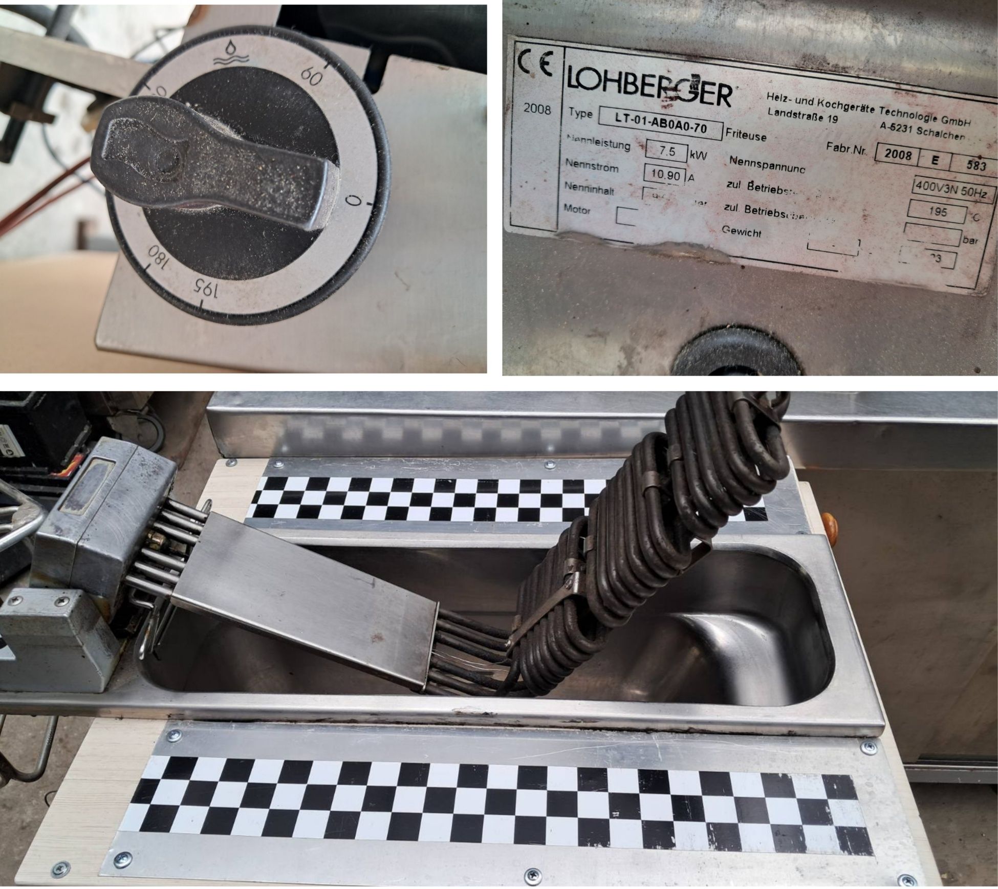 Фритюрник 7.5kW професионален