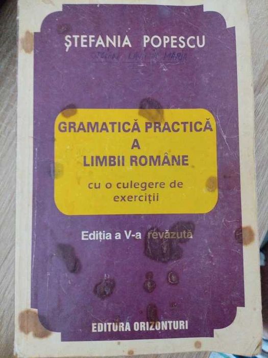 Carte ”Gramatica practică a Limbii Române