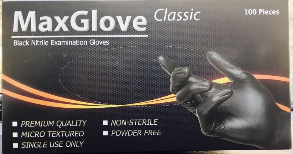 Перчатка нитрил  MaxGlove Classic Малайзия В упаковке 100 штук.