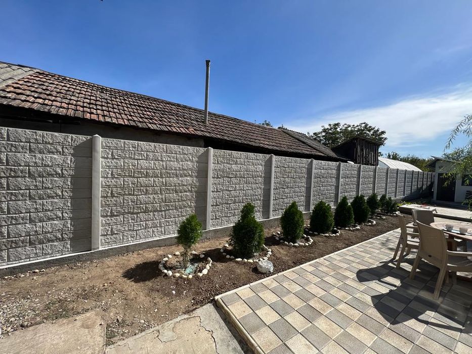 Gard placi beton