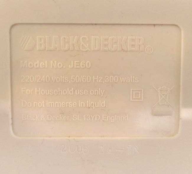 Соковыжималка Black & Decker JE60. Англия! (Б/У).