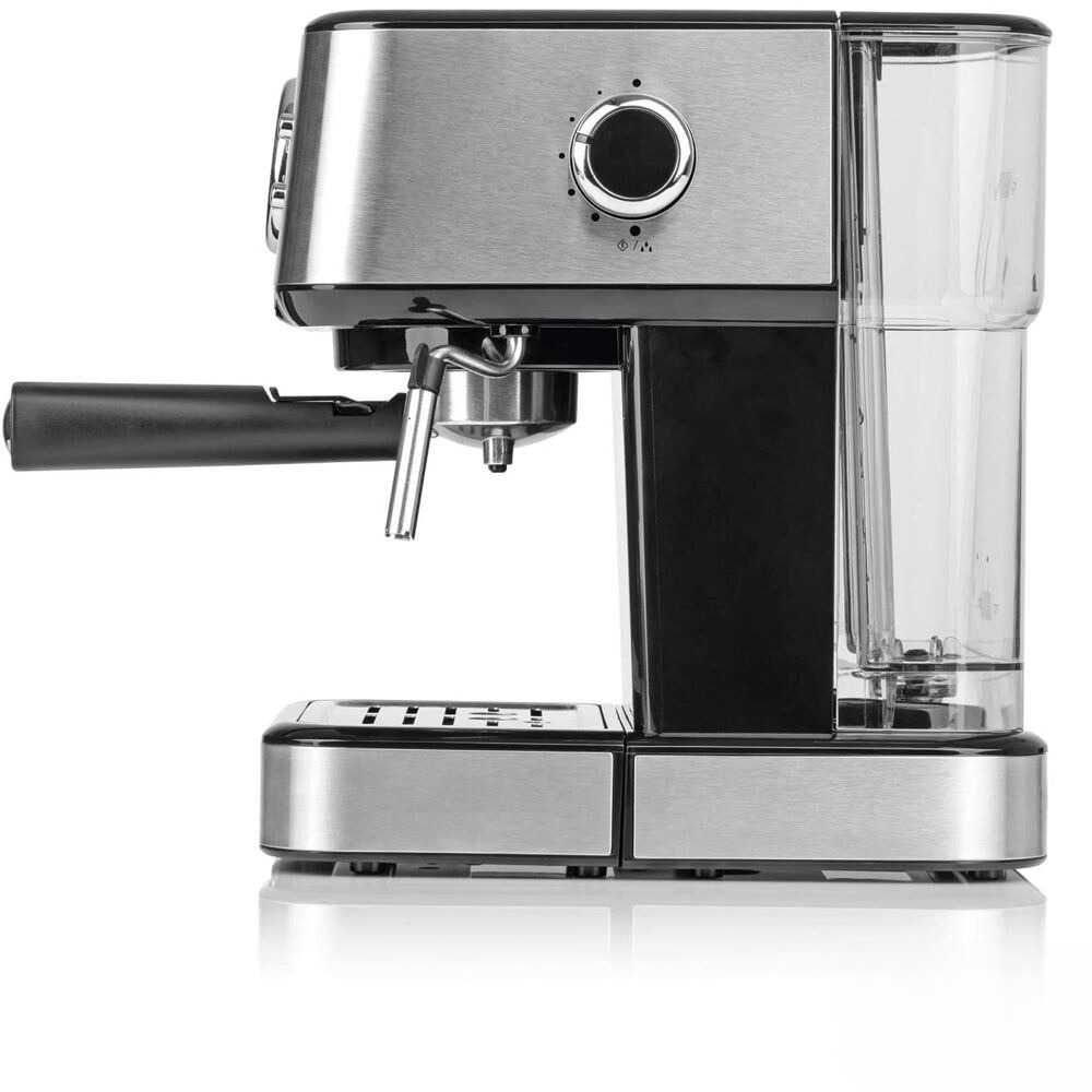 Espressor manual, compatibil cu cafea macinata, functie spumare lapte