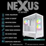 NEW KOMPYUTER Core i5-12400F/DDR4 16GB/RTX 3060Ti 8Gb White