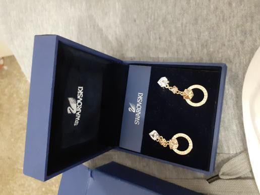 Cercei Swarovski originali - Noi în cutie