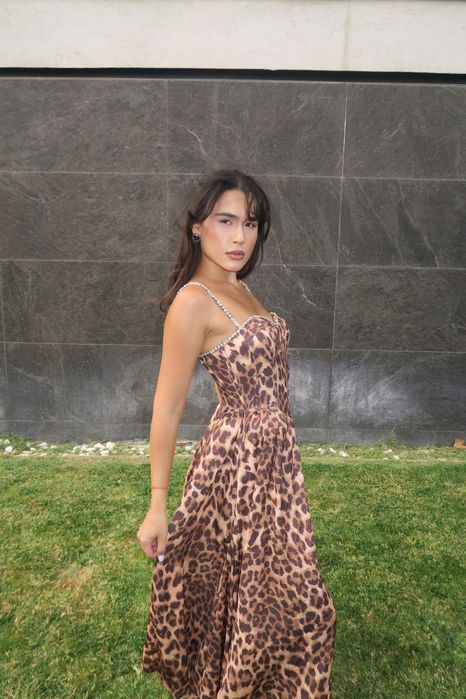 Leona Grace леопардова рокля