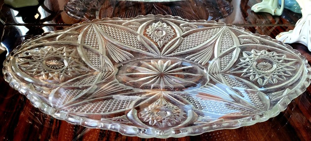 Platou fructiera cristal stare foarte buna