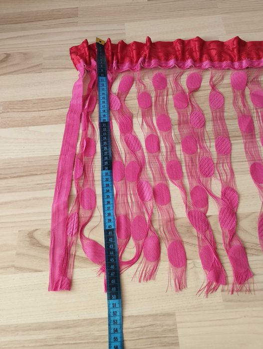 Perdea roz fucsia 300 x 59 cm