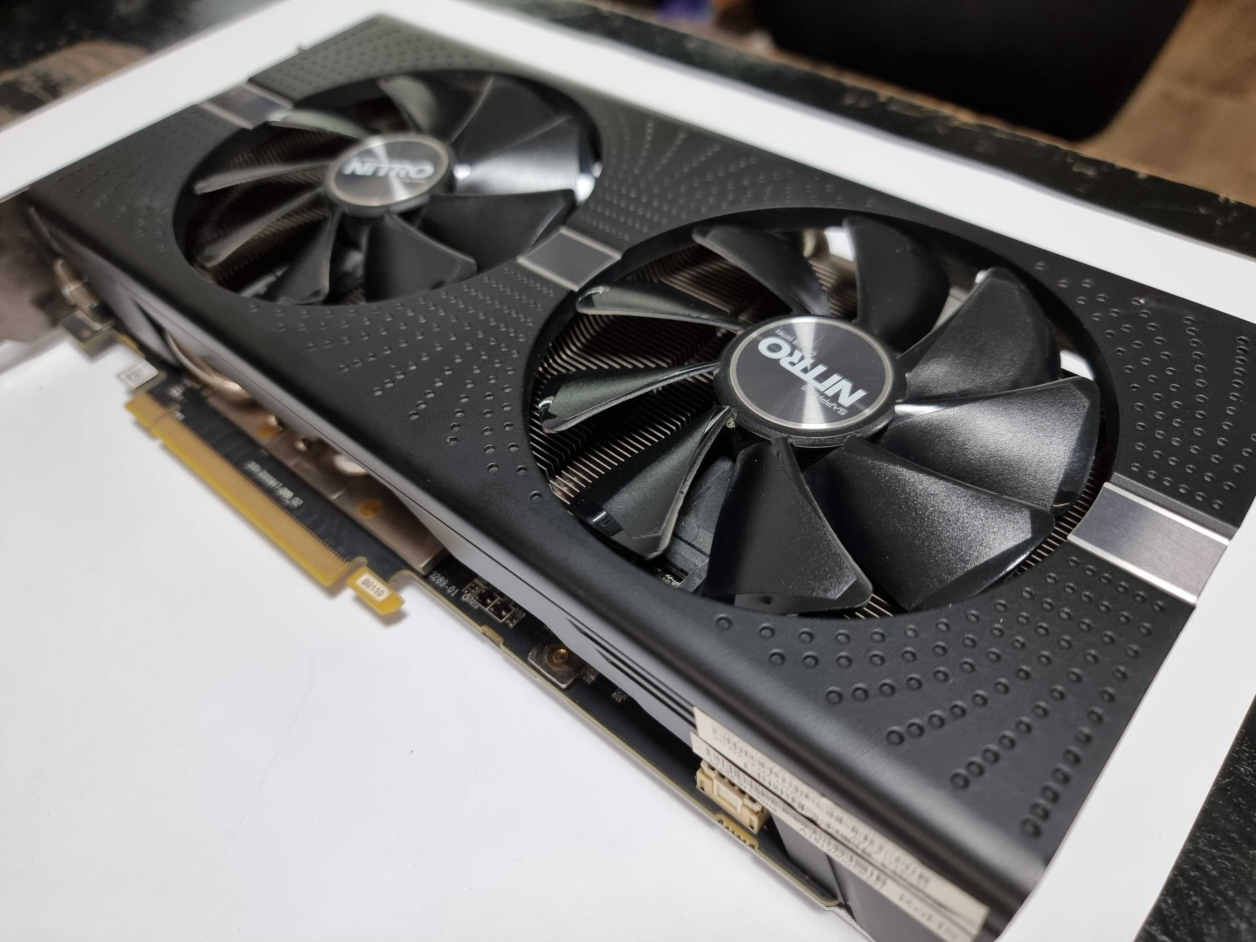 Топ исполнение SAPPHIRE NITRO+ RX-580 Dual Bios OC 4096MB 256bit