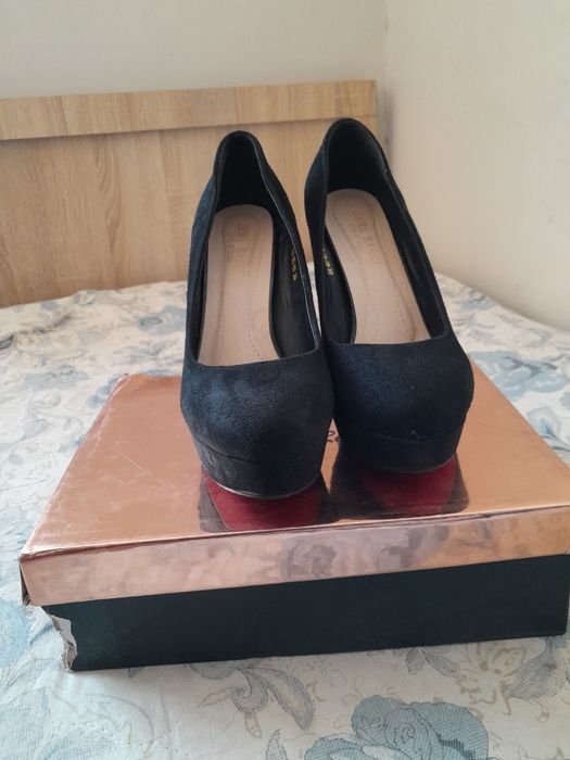 Замша туфли 39размер