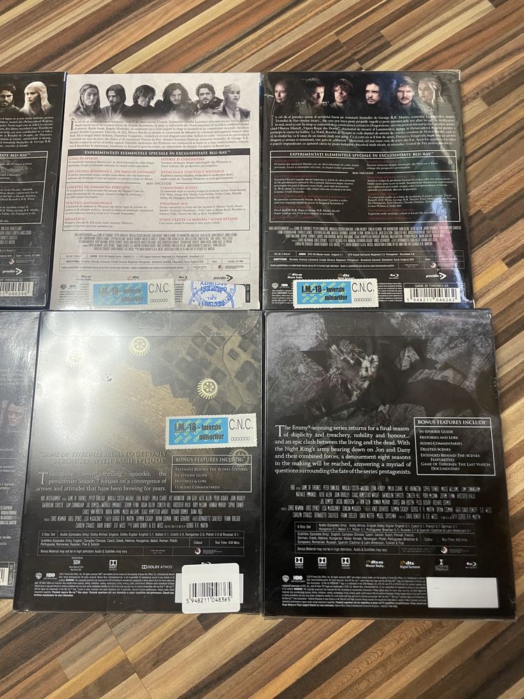 Blu ray Game of Thrones / Urzeala Tronurilor 1-8 The Complete Series
