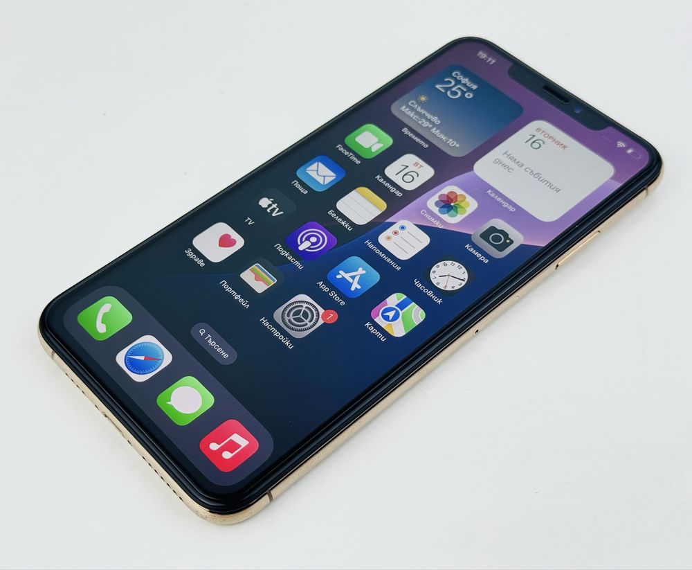 Apple iPhone XS Max 64GB Gold 100% Батерия! Гаранция!