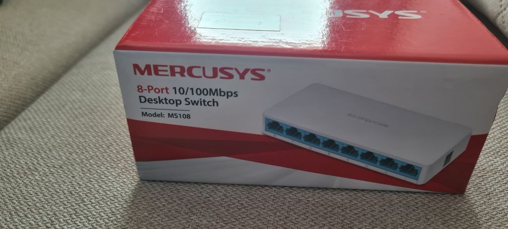 Switch Mercusys MS108, 8 porturi (Alb)