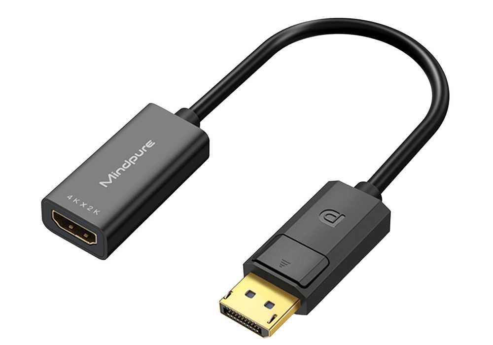 Конвертер-адаптер-переходник  DP-->HDMI