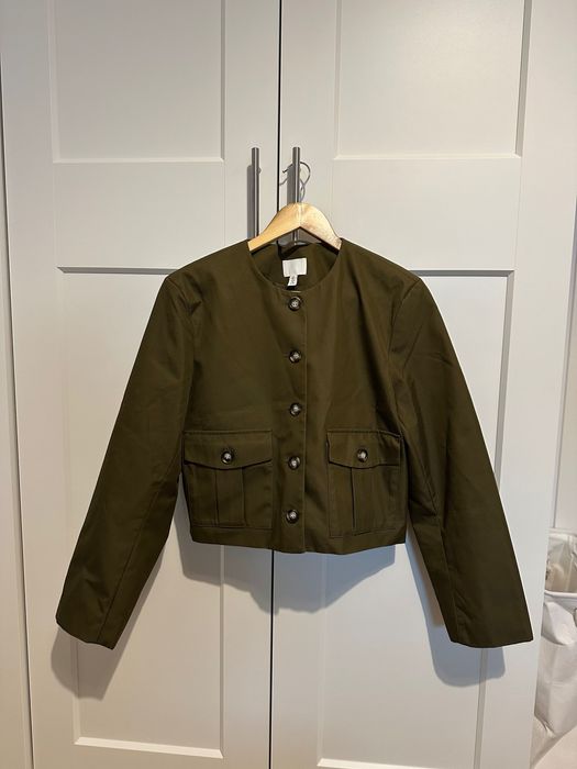 Jachetă NOUĂ, damă, H&M, S, kaki