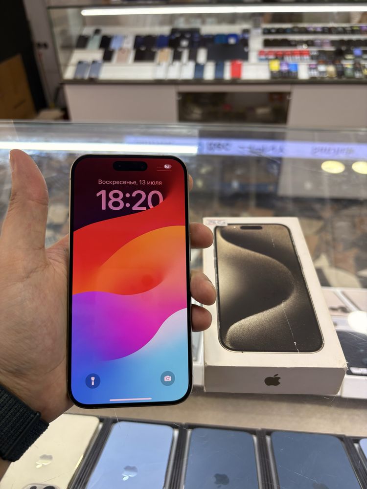 iPhone 15 Pro 256 gb natural 100%