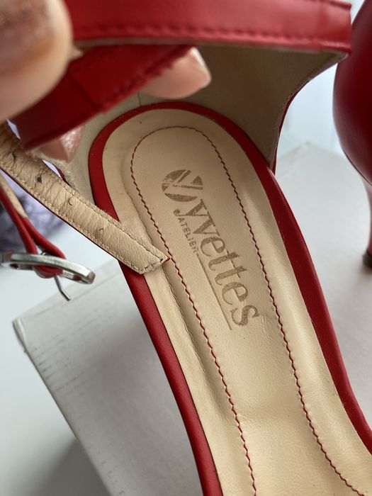 Pantofi rosii Yvettes 36