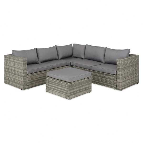 Oferta Set mobilier exterior gradina/terasa/balcon, colțar 3 piese Nou