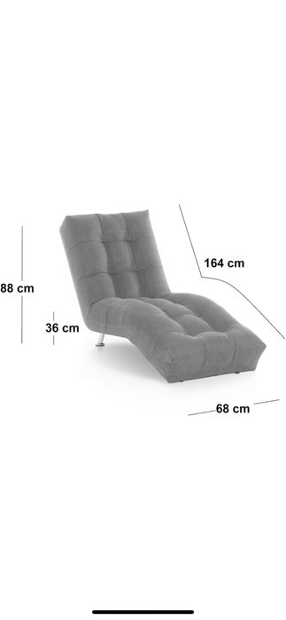 Fotoliu tip șezlong tapitat nou !