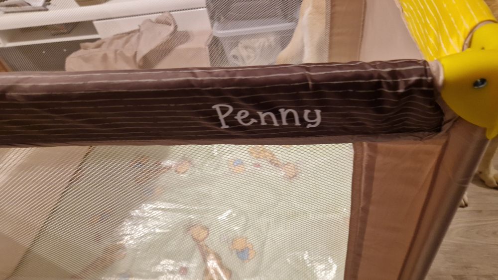 Vand patut pliant Bertoni Lorelly + toate accesoriile