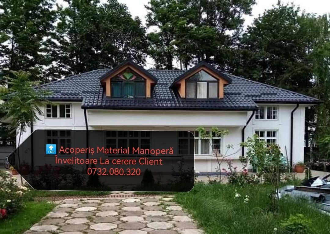 Reparații Acoperișuri Mansardări Expert Montaj Tigla Metalica Ceramica