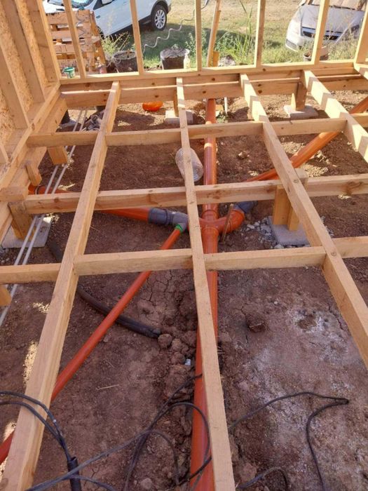 Изграждане на дървени навеси/бунгало/