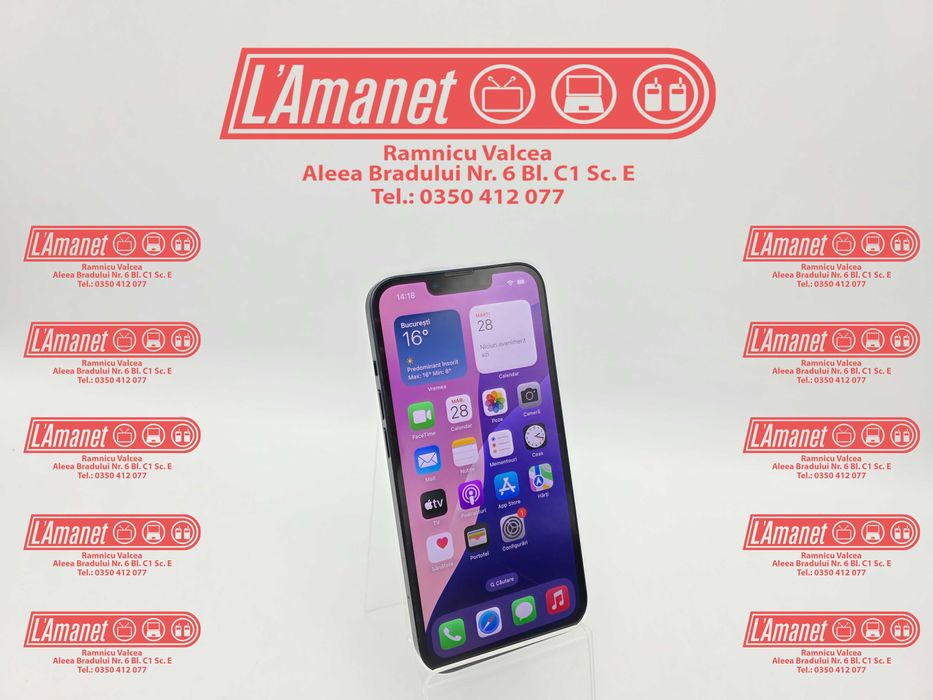 iPhone 13 Black 128GB Neverlocked Stare Buna