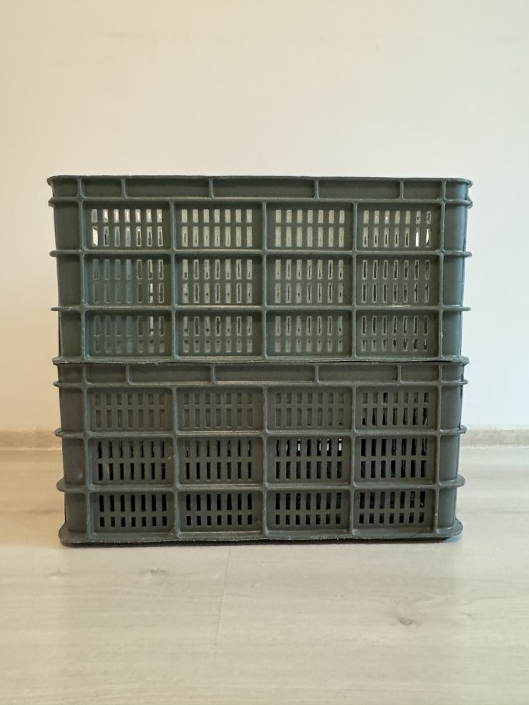 Navete de depozitare din plastic, pentru fructe sau legume