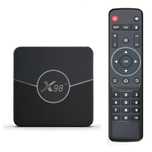 X98 Plus 4/32GB S905W2 лучше X96 Max tvbox твбокс приставка iptv