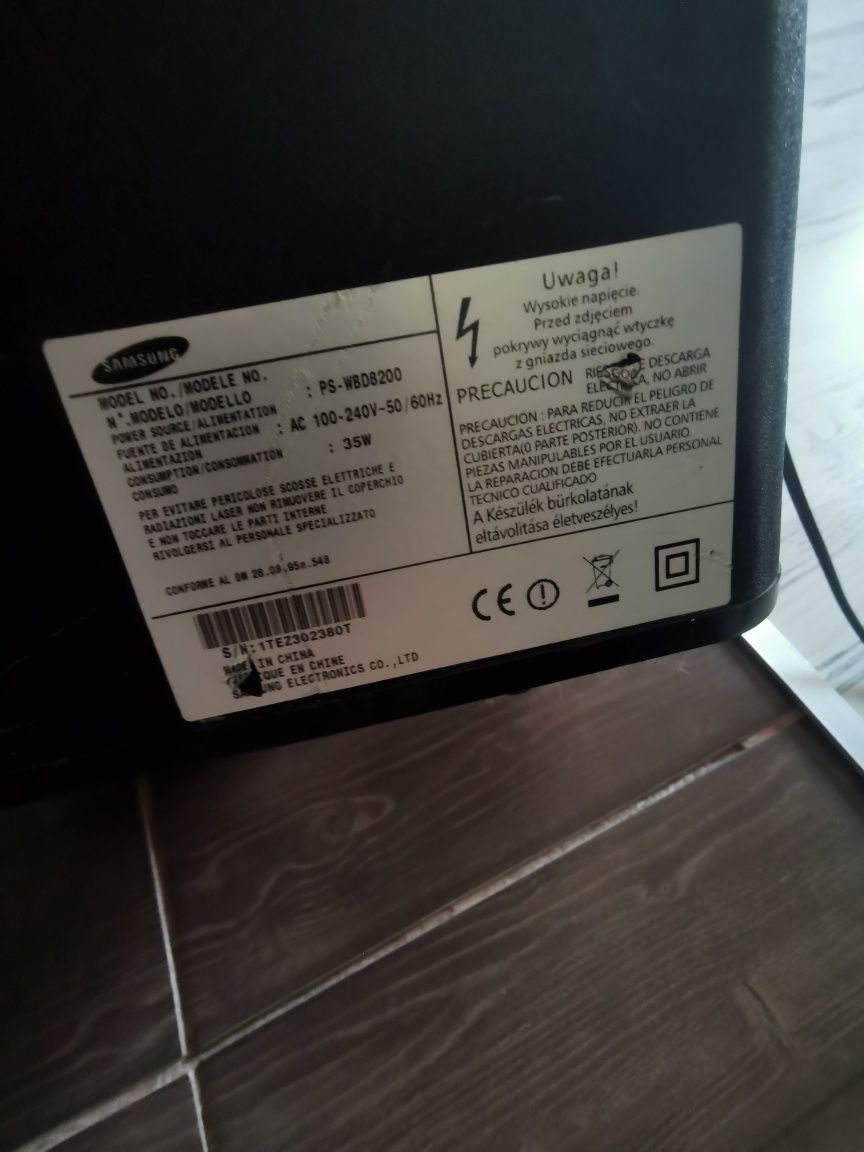 Subwoofer samsung ps-wbd8200